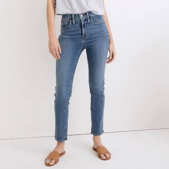 Madewell Denim - Madewell Women’s 33 TALL High Rise Slim Boyfriend Blue Wilmore Wash Jeans